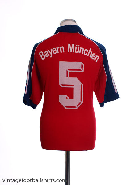 1999-01 Bayern Munich Home Shirt #5 *Mint* L Football Shirt