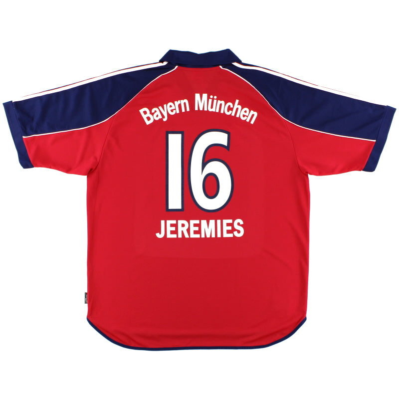 1999-01 Bayern Munich Home Shirt Jeremies #16 XL Football Shirt