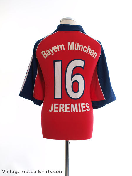 1999-01 Bayern Munich Home Shirt Jeremies #16 *Mint* M Football Shirt