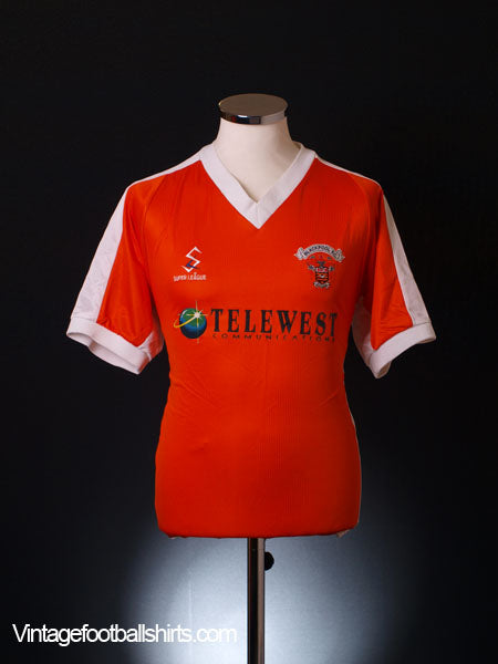 1999-01 Blackpool Home Shirt M Football Shirt