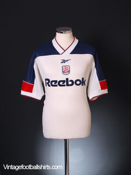 1999-01 Bolton Home Shirt M Football Shirt