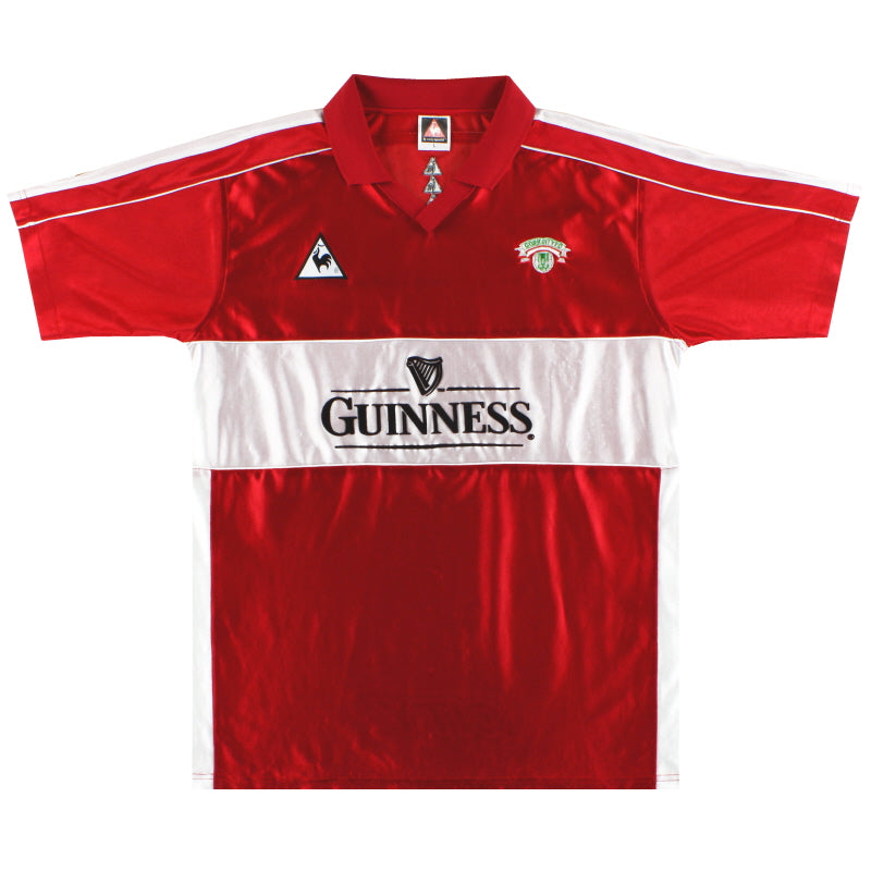 1999-01 Cork City Le Coq Sportif Home Shirt L Football Shirt