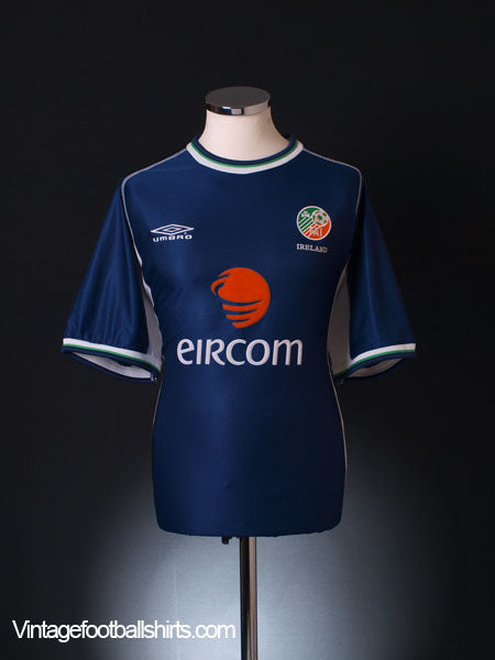 1999-01 Ireland Away Shirt L Football Shirt