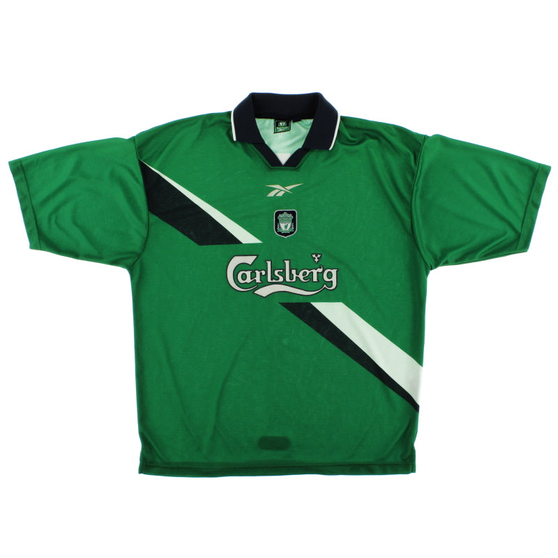 1999-01 Liverpool Away Shirt *Mint* L Football Shirt