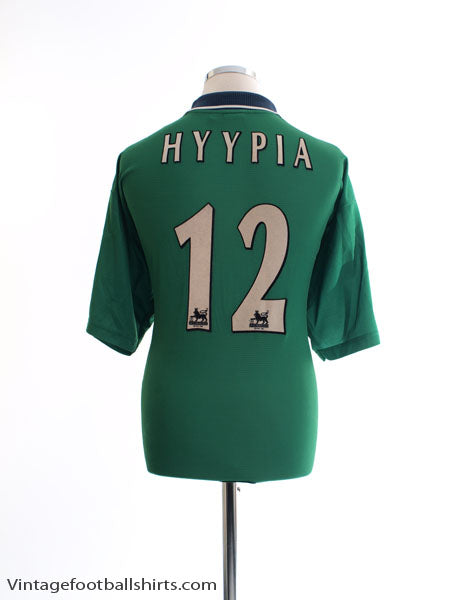 1999-01 Liverpool Away Shirt Hyypia #12 L Football Shirt