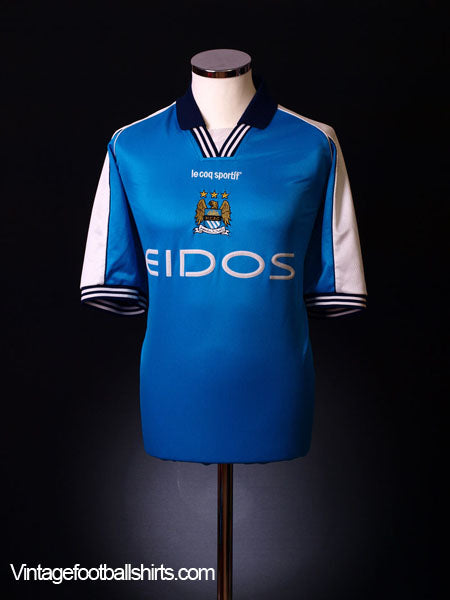 1999-01 Manchester City Home Shirt *As New* XL Football Shirt