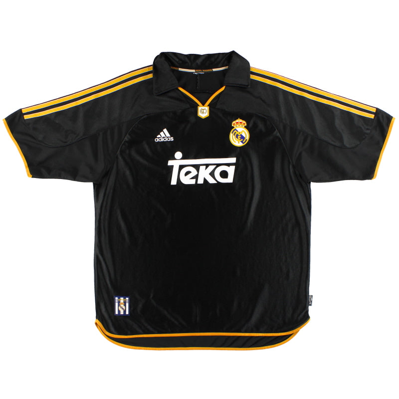 1999-01 Real Madrid adidas Away Shirt XXL Football Shirt