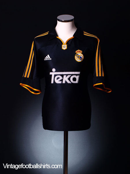 1999-01 Real Madrid Away Shirt M Football Shirt