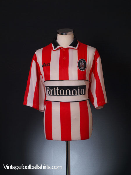 1999-01 Stoke City Home Shirt L Football Shirt