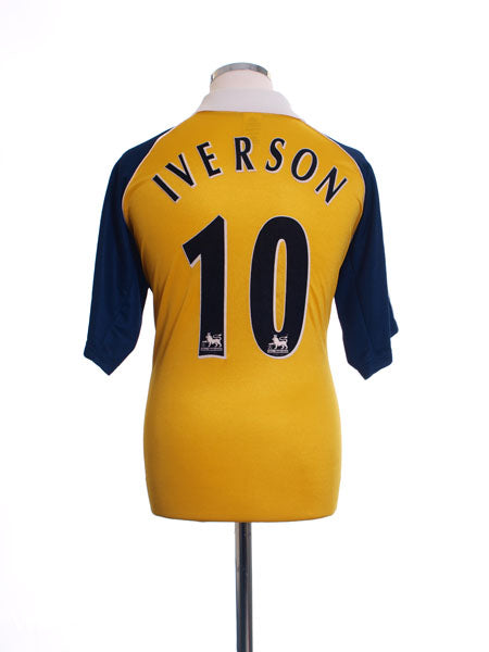 1999-01 Tottenham Away Shirt Iverson #10 M Football Shirt