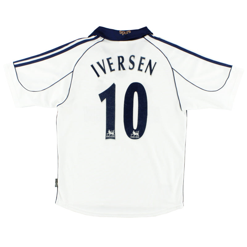1999-01 Tottenham Home Shirt Iversen #10 S Football Shirt
