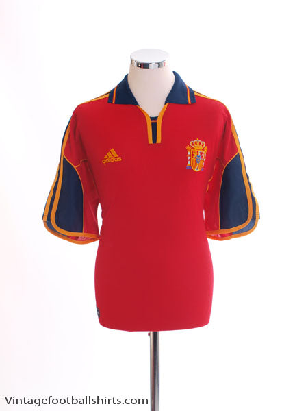 1999-02 Spain Home Shirt L Football Shirt