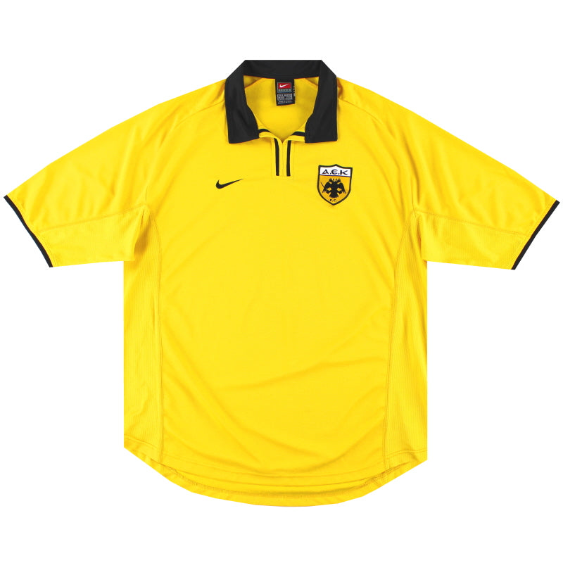 2000-01 AEK Athens Nike Home Shirt XL Football Shirt