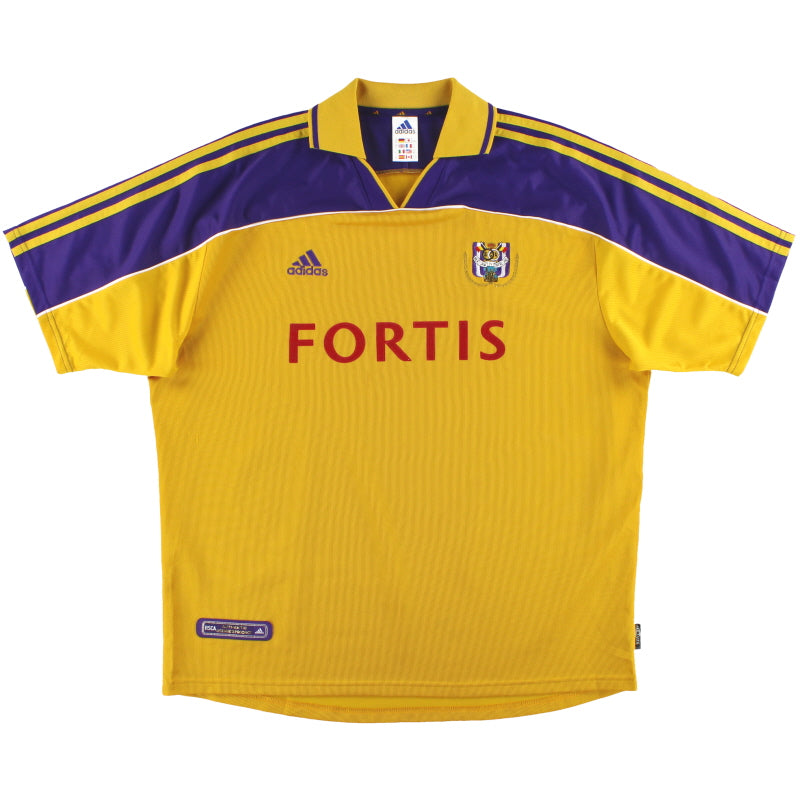 2000-01 Anderlecht adidas Away Shirt XL Football Shirt