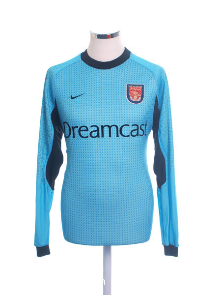 2000-01 Arsenal Goalkeeper Shirt M Football Shirt