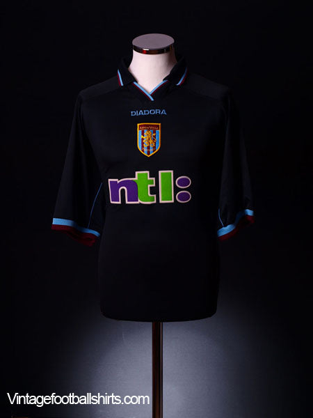 2000-01 Aston Villa Away Shirt L Football Shirt