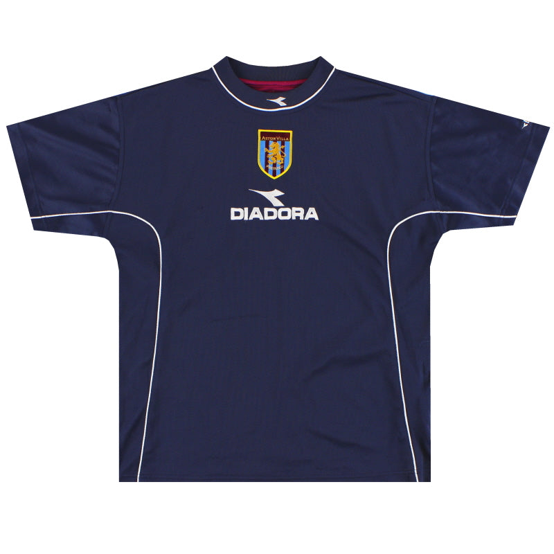 2000-01 Aston Villa Diadora Training Shirt XL.Boys Training Shirt