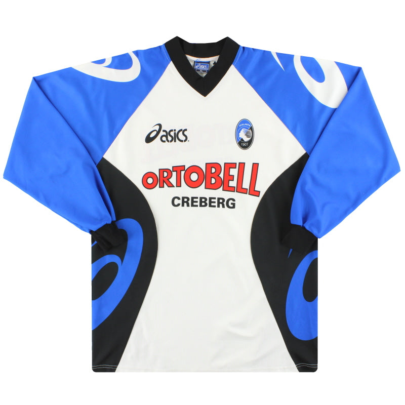 2000-01 Atalanta Asics Player Issue Training Shirt #11 L/S XL Training Shirt