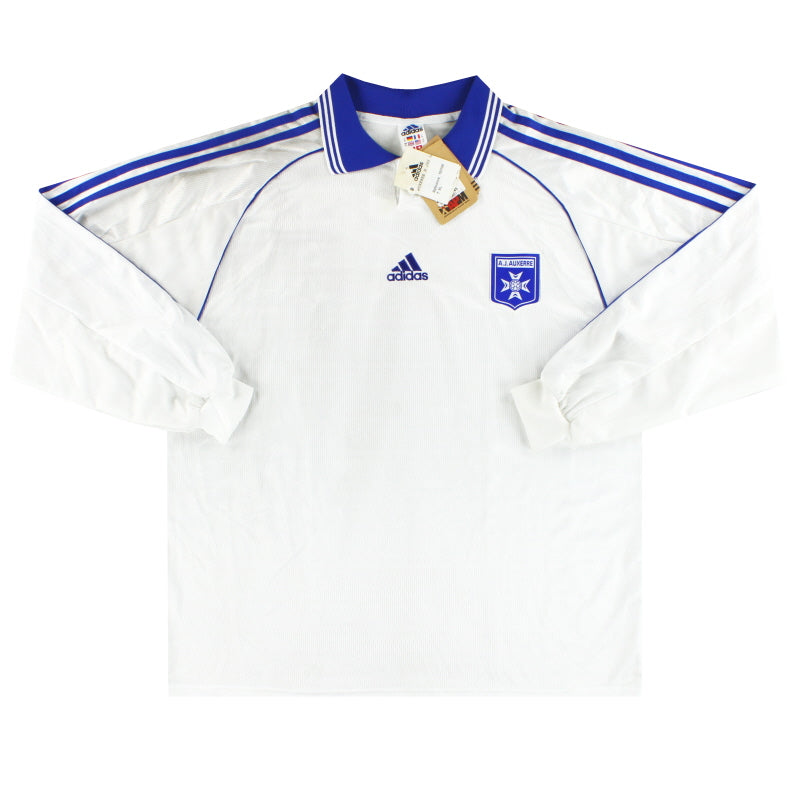 2000-01 Auxerre adidas Home Shirt L/S *w/tags* XL Football Shirt