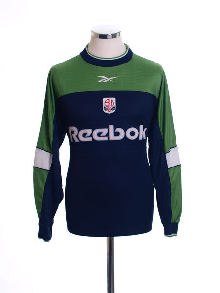 2000-01 Bolton Goalkeeper Shirt S Football Shirt