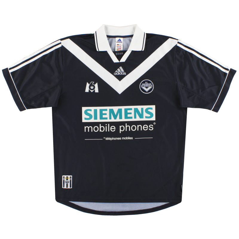 2000-01 Bordeaux adidas Home Shirt L Football Shirt