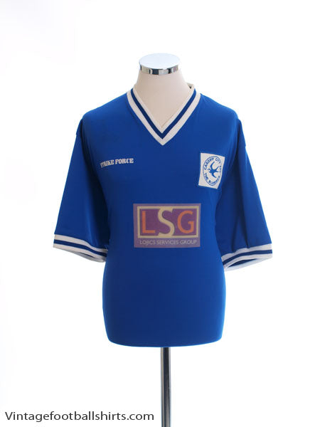 2000-01 Cardiff City Cup Home Shirt L Football Shirt