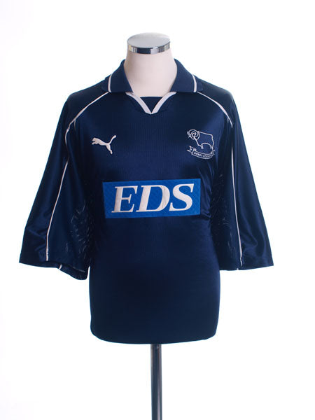 2000-01 Derby County Away Shirt L Football Shirt