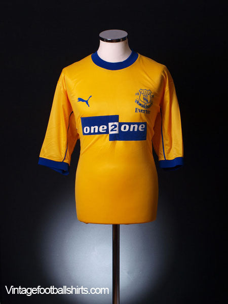 2000-01 Everton Away Shirt XL Football Shirt