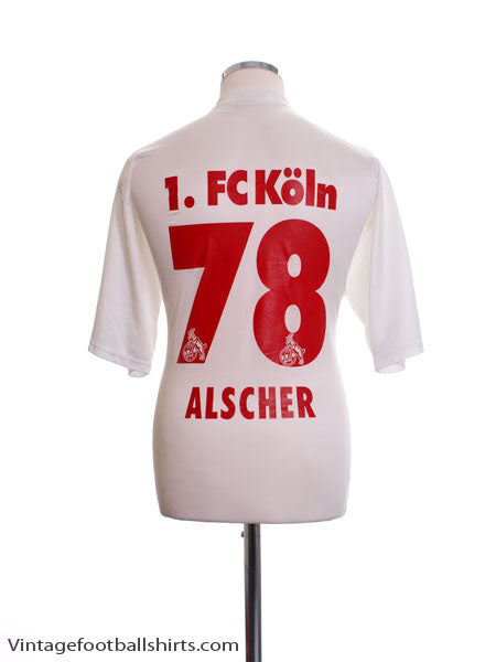 2000-01 FC Koln Home Shirt Alscher #78 L Football Shirt