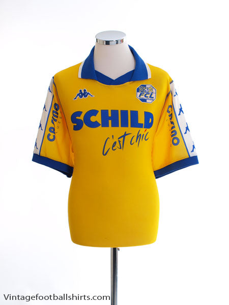 2000-01 FC Luzern Away Shirt L Football Shirt