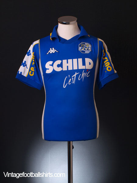 2000-01 FC Luzern Home Shirt S Football Shirt