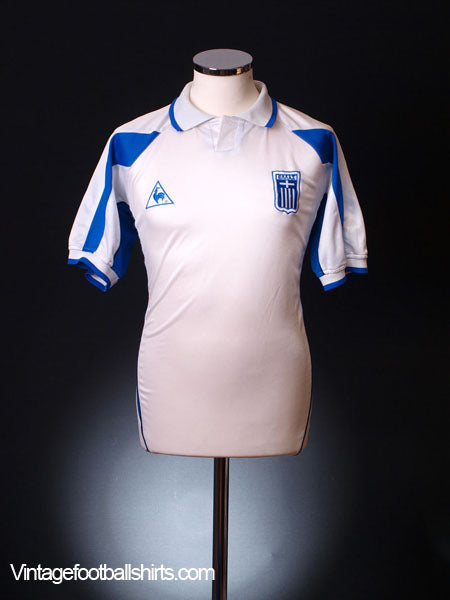 2000-01 Greece Away Shirt L Football Shirt