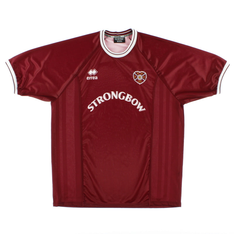 2000-01 Hearts Home Shirt XXXL Football Shirt