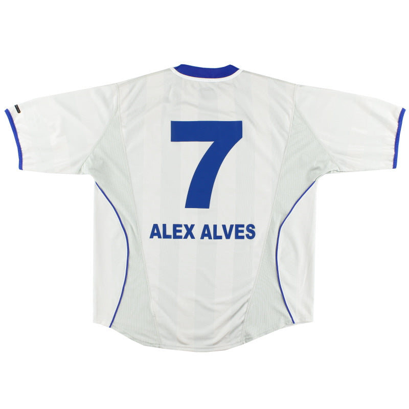 2000-01 Hertha Berlin Nike Away Shirt Alex Alves #7 XL Football Shirt