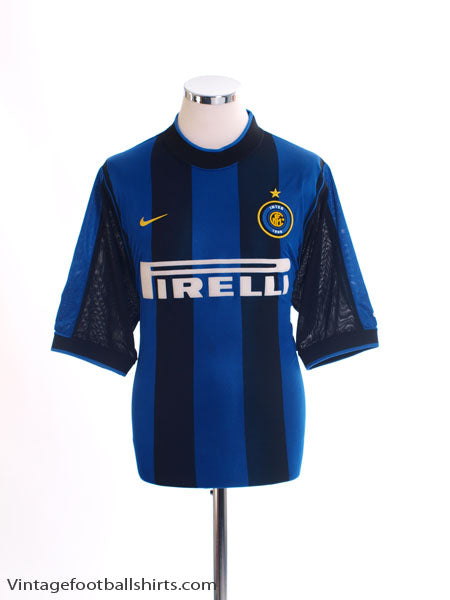 2000-01 Inter Milan Home Shirt M Football Shirt