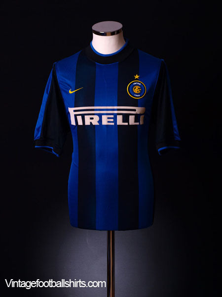 2000-01 Inter Milan Home Shirt M Football Shirt