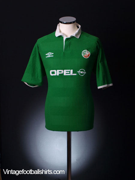 2000-01 Ireland Home Shirt Y Football Shirt