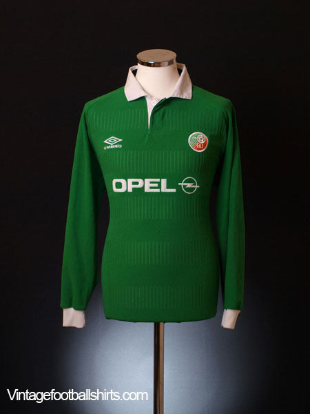 2000-01 Ireland Home Shirt L/S XL Football Shirt