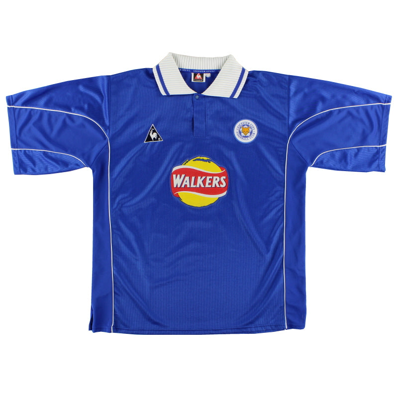 2000-01 Leicester Le Coq Sportif Home Shirt XXL Football Shirt