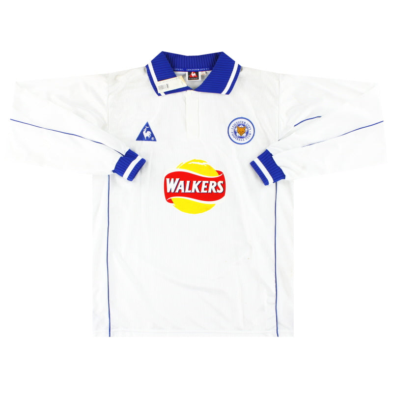 2000-01 Leicester Le Coq Sportif Away Shirt L/S *As New* L Football Shirt