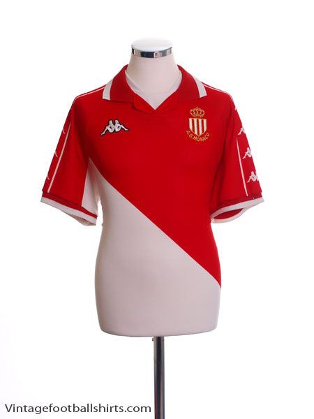 2000-01 Monaco Home Shirt M Football Shirt