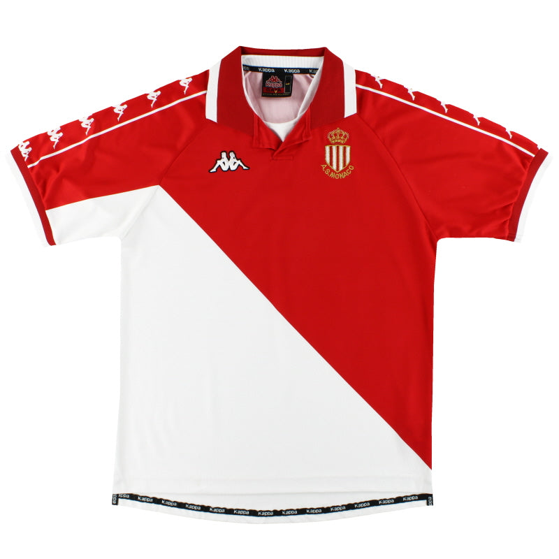 2000-01 Monaco Kappa Home Shirt L Football Shirt