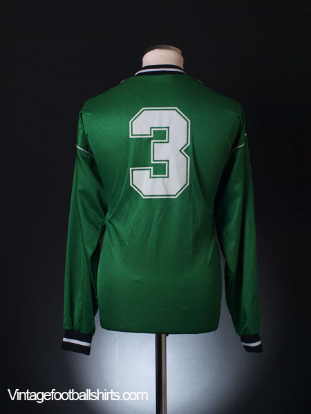 2000-01 Northwich Victoria Player Issue Home Shirt #3 L/S XL Football Shirt