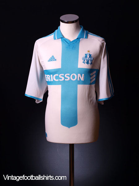 2000-01 Olympique Marseille Home Shirt L Football Shirt