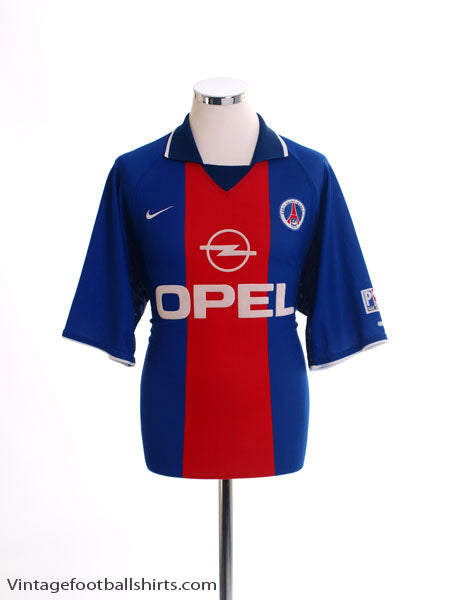 2000-01 Paris Saint-Germain Home Shirt L Football Shirt