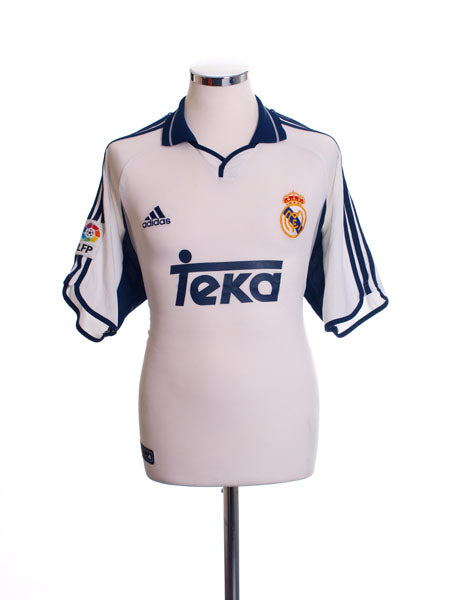 2000-01 Real Madrid Home Shirt M Football Shirt