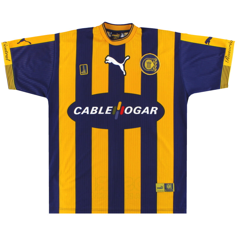2000-01 Rosario Central Puma Home Shirt #10 XL Football Shirt