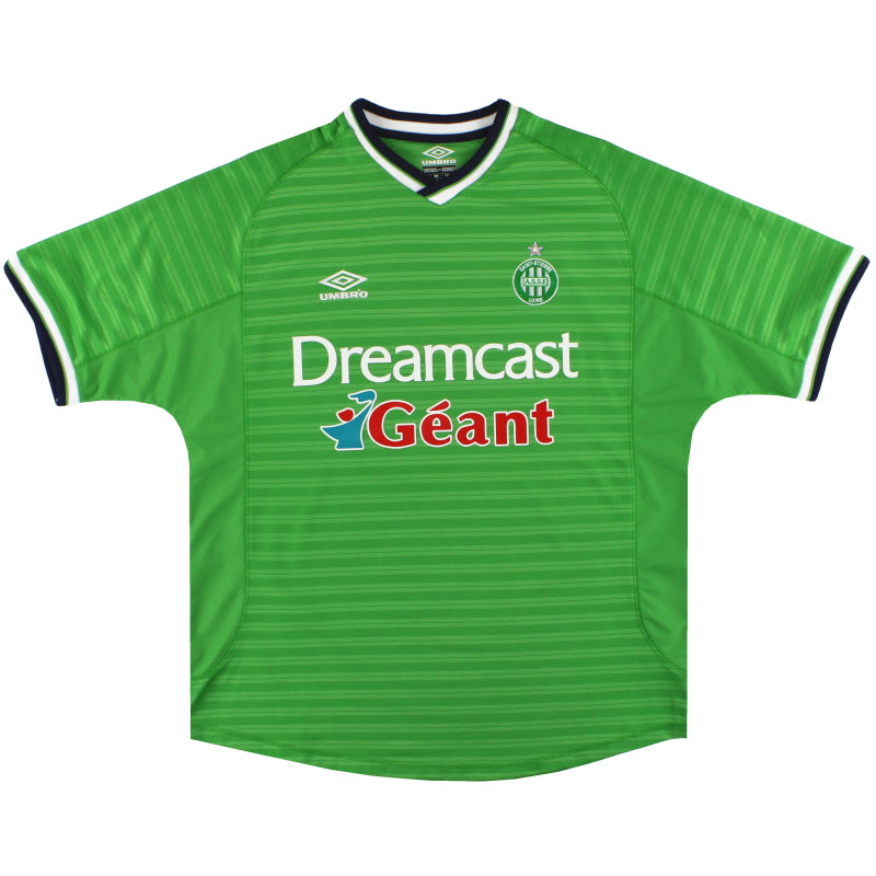 2000-01 Saint Etienne Umbro Home Shirt *Mint* XL Football Shirt