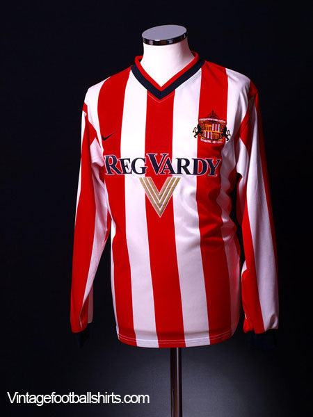 2000-01 Sunderland Home Shirt *As New* *LS* M Football Shirt