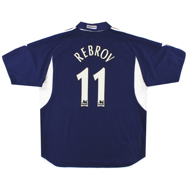 2000-01 Tottenham adidas Away Shirt Rebrov #11 *Mint* XL Football Shirt